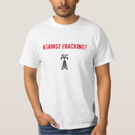 Frackingの開始の歩くのTシャツに対して Tシャツ