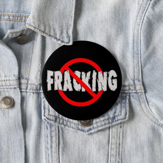 FRACKING無し! 端Fracking 缶バッジ (インサイチュ)