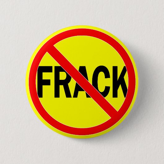 Fracking無し 缶バッジ (正面)