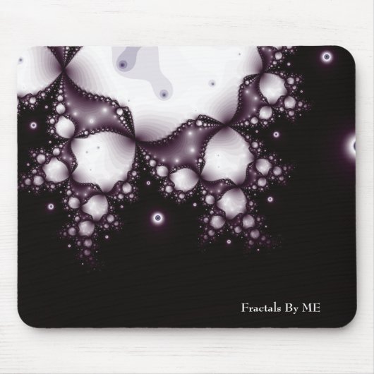 Fractal1blacklacejuliaの私によるフラクタル マウスパッド (正面)