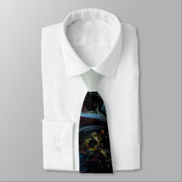 Fractal 3D Sci fi futuristic Tie ネクタイ