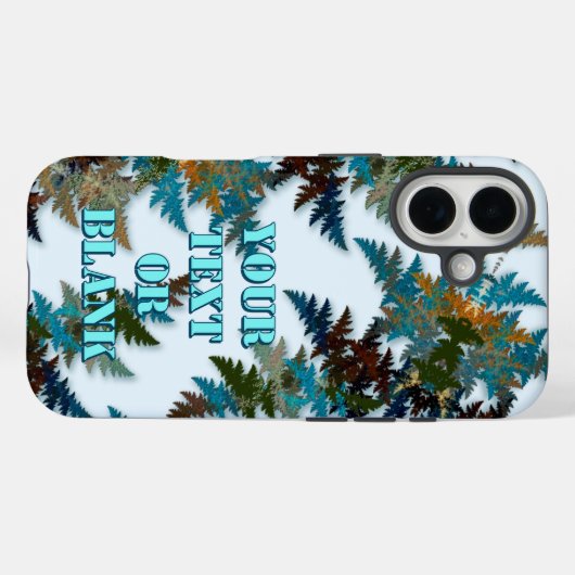 Fractal Arctic Camouflage Case-Mate iPhoneケース (裏面 (横))