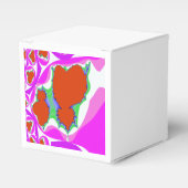 Fractal Bleeding Heart Favor Box フェイバーボックス (正面サイド)