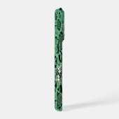 Fractal Bloom – Botanical Vortex iPhoneケース (右側面)