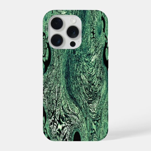 Fractal Bloom – Botanical Vortex iPhoneケース (裏面)