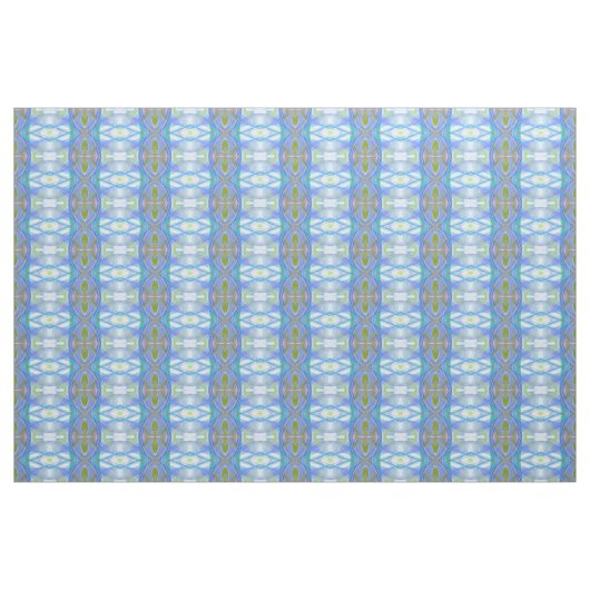 fractal blue ethnic pattern. ファブリック (ヤード)