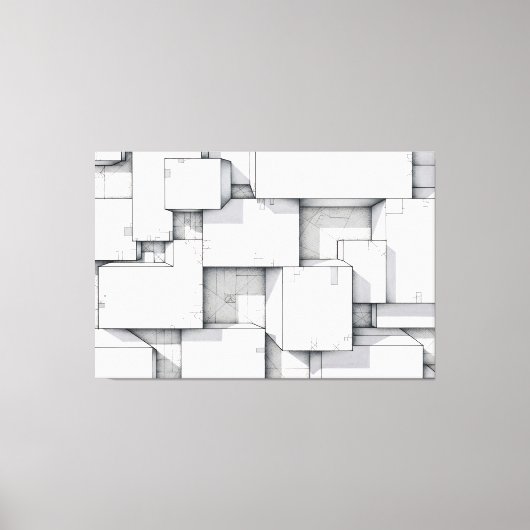 Fractal Connections キャンバスプリント (正面)