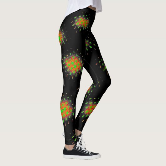 Fractal Energy Burst Leggings レギンス (右)
