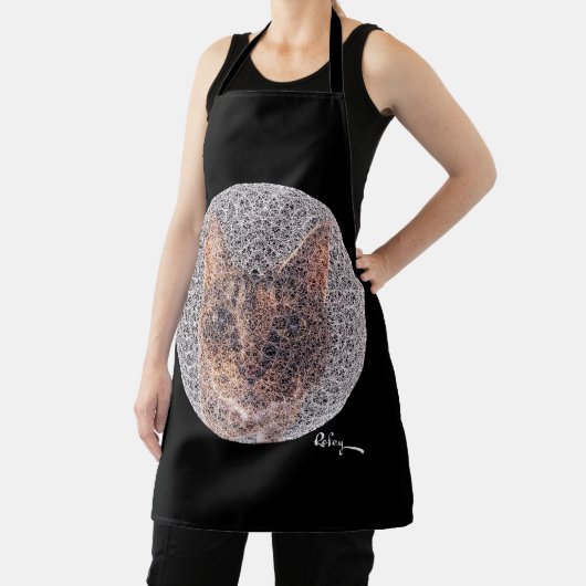 Fractal Female Feline by Rofey エプロン (インサイチュ)