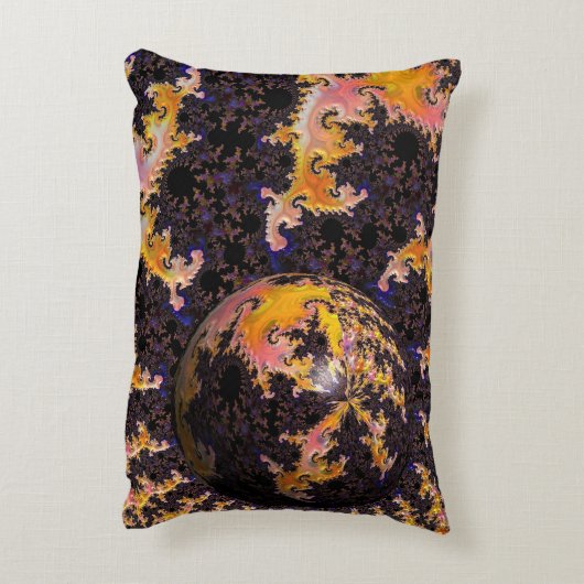Fractal Firestorm Sphere アクセントクッション (裏面(縦))