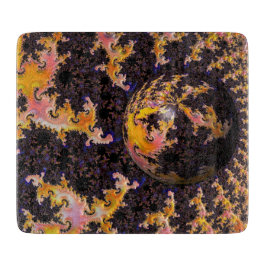 Fractal Firestorm Sphere カッティングボード