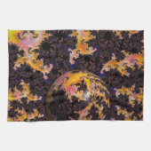 Fractal Firestorm Sphere キッチンタオル (横)