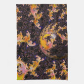 Fractal Firestorm Sphere キッチンタオル (縦)