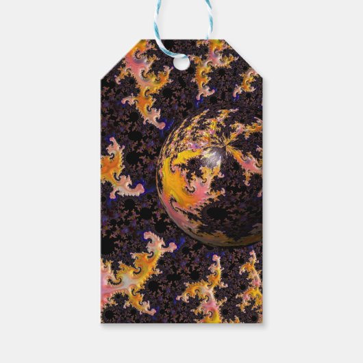 Fractal Firestorm Sphere ギフトタグ (正面)
