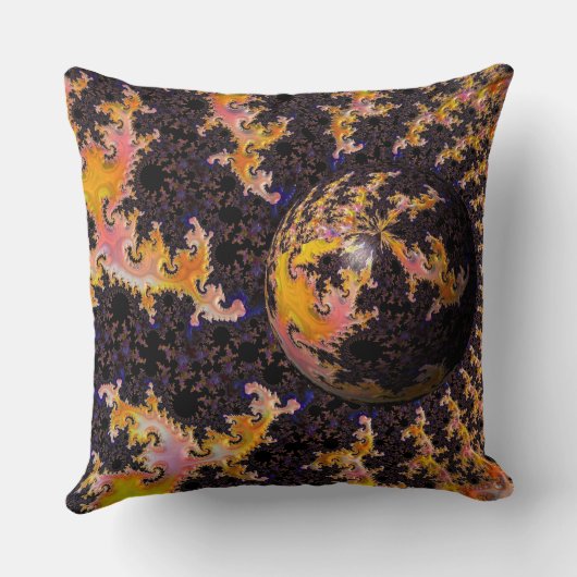 Fractal Firestorm Sphere クッション (裏面)