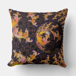 Fractal Firestorm Sphere クッション