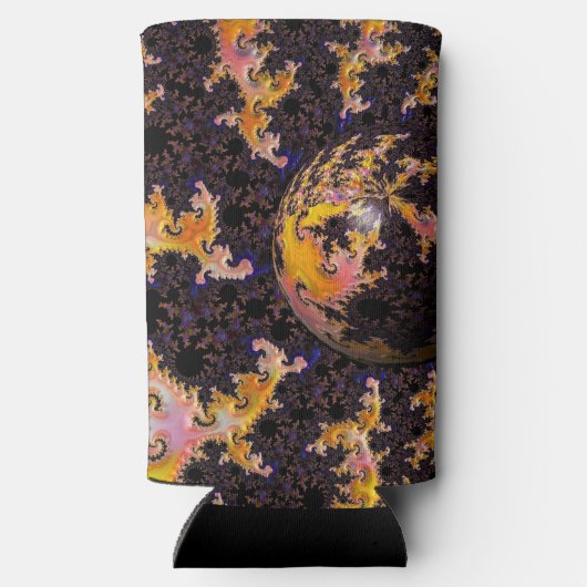 Fractal Firestorm Sphere スリム缶クーラー (裏面)