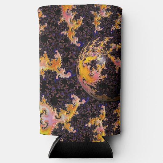 Fractal Firestorm Sphere スリム缶クーラー (正面)