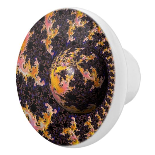 Fractal Firestorm Sphere セラミックノブ (右)