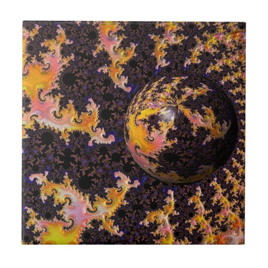 Fractal Firestorm Sphere タイル (正面)