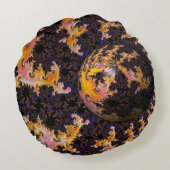 Fractal Firestorm Sphere ラウンドクッション (裏面)