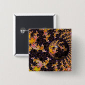 Fractal Firestorm Sphere 缶バッジ (正面&裏面)