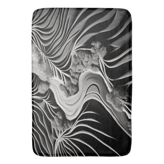Fractal Flow バスマット (正面縦)