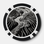 Fractal Flow ポーカーチップ (裏面)