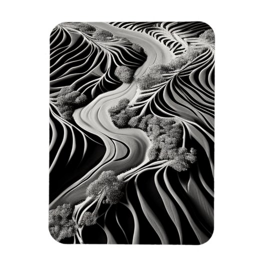 Fractal Flow マグネット (縦)