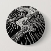 Fractal Flow 缶バッジ (正面)