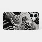 Fractal Flow iPhone 16ケース (裏面横)