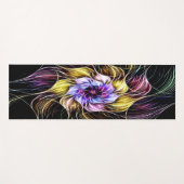 fractal flower ヨガマット (正面(横))