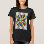 Fractal Fractured Cataclysmic Color Highway Intert Tシャツ (正面)