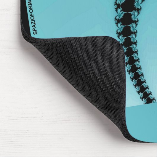 Fractal Garden azure マウスパッド (コーナー)