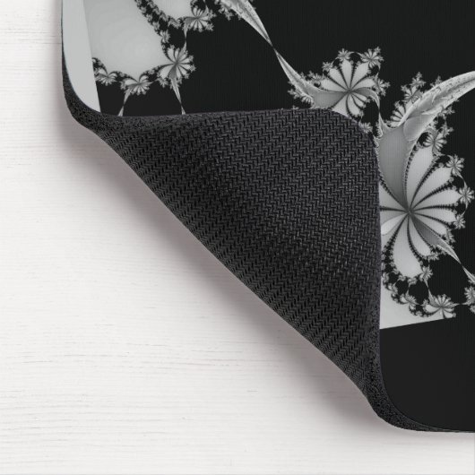 Fractal Garden gray マウスパッド (コーナー)