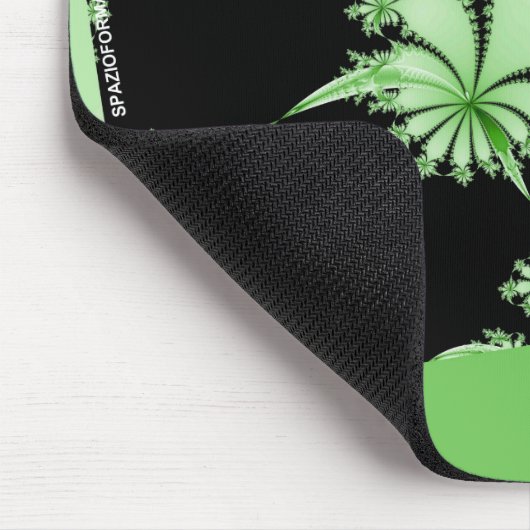 Fractal Garden lime マウスパッド (コーナー)