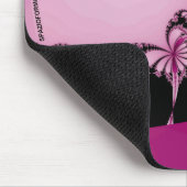 Fractal Garden pink マウスパッド (コーナー)