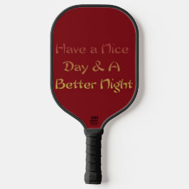 Fractal Gratitude Sports Paddle: Nice Day Energy P ピックルボールラケット