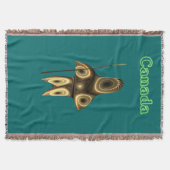 Fractal Inuit Hunter – カナダ スローブランケット (正面)