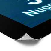 Fractal Inuit Hunter - Alaska Postage ポスター (角)