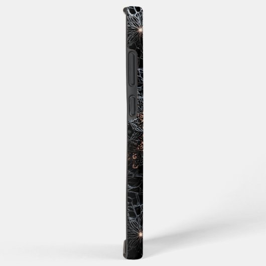 Fractal Mandala Cosmic Starburst Samsung S22 Ultra Galaxyケース (右側面)