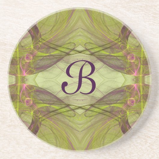 Fractal Misc Series-11-Green coaster--1色 コースター (正面)