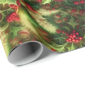 Fractal Mistletoe ラッピングペーパー (ロールコーナー)