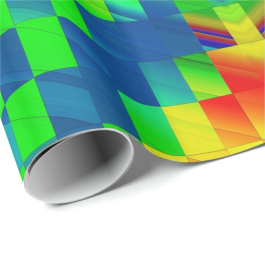 ~ Fractal Pattern MULTICOLORED Shades ~  ラッピングペーパー (ロールコーナー)