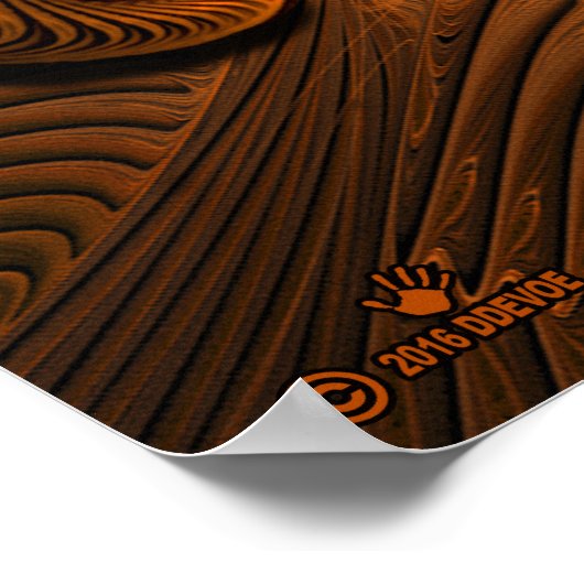 Fractal Ram's Head ポスター (角)