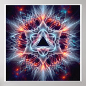 Fractal Star Collapse in Cosmic Bloom ポスター (正面)