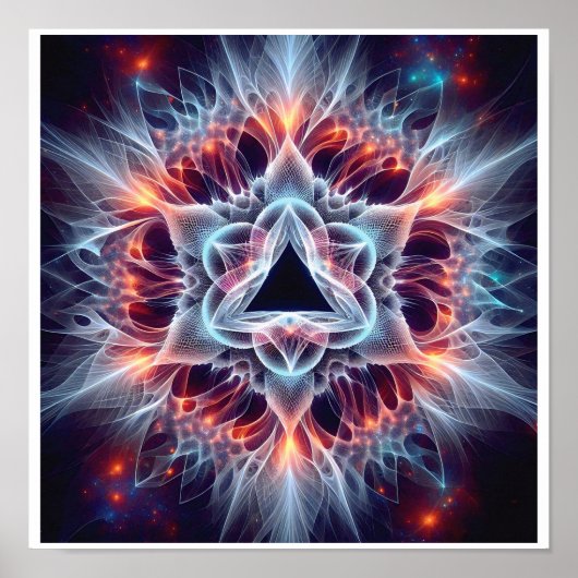 Fractal Star Collapse in Cosmic Bloom ポスター (正面)