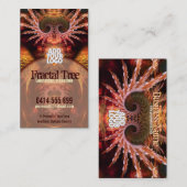 Fractal Tree Visionaryニューエイジ(ロゴビジネスCa付き) 名刺 (正面/裏面)