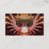 Fractal Tree Visionaryニューエイジ(ロゴビジネスCa付き) 名刺 (裏面)