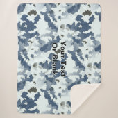 Fractal Winter Camouflage シェルパブランケット (正面)